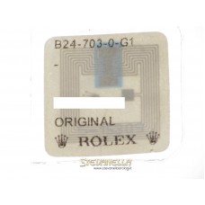 Corona di carica Rolex acciaio ref. B24-703-0-G1 nuova originale 